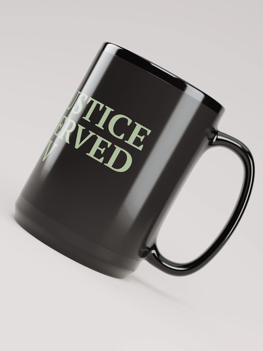 Justice Served TV Black Glossy Mug product image (5)