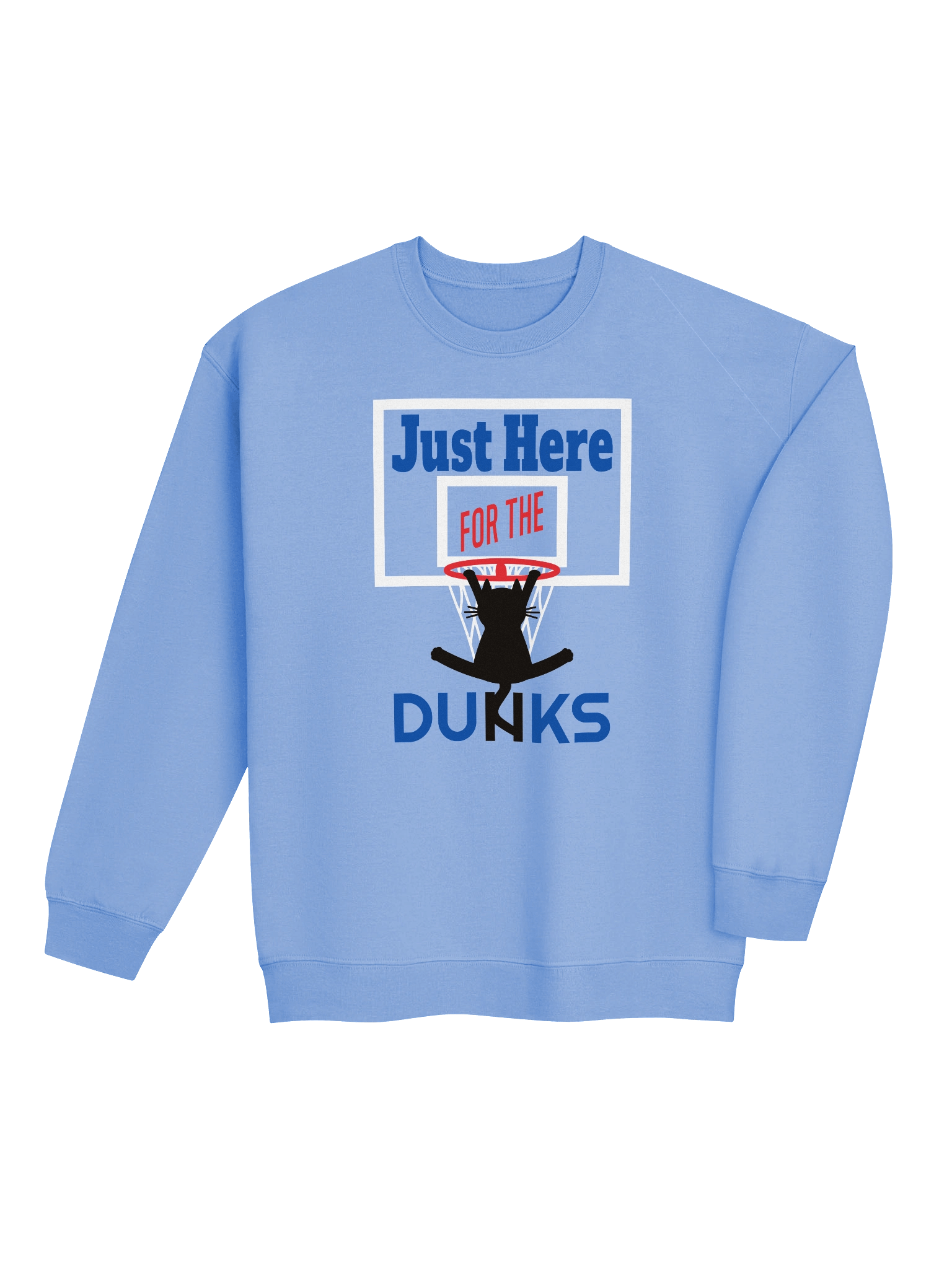 Basketball Cat (Just Here for the DUNKS) - Unisex Adult Sweatshirt product image (16)