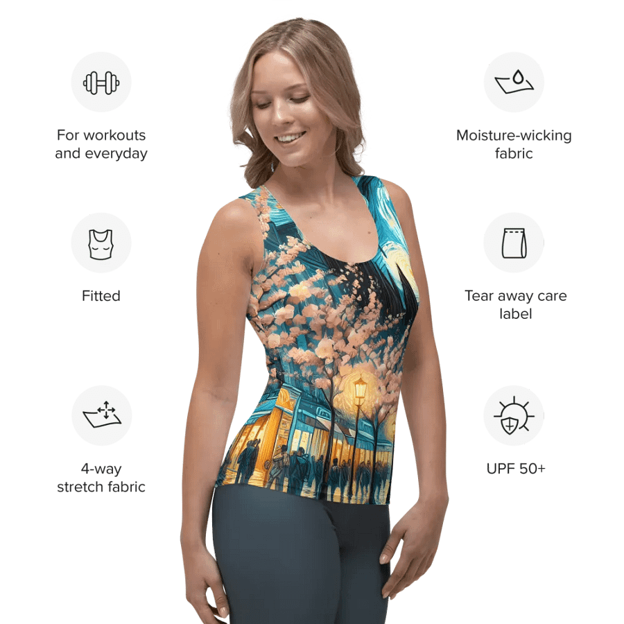 Van Gogh-inspired tank top product image (7)