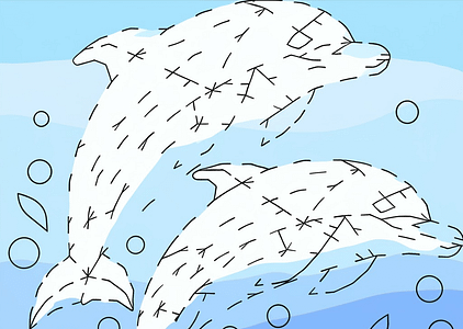 Ocean Adventures Await: Unleash Your Creativity with Sea Life Geometric Puzzles!
