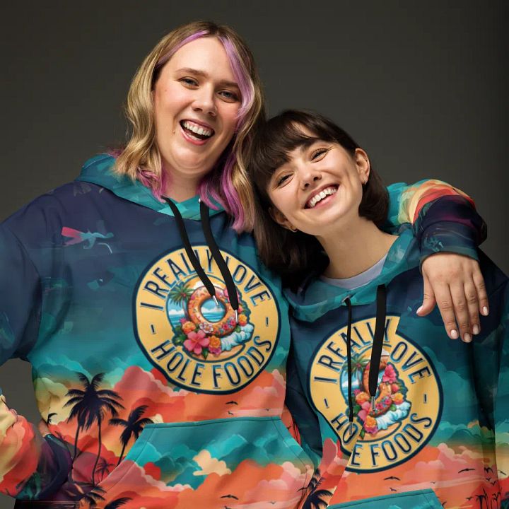 Funny Donut All Over Print Hoodie product image (2)