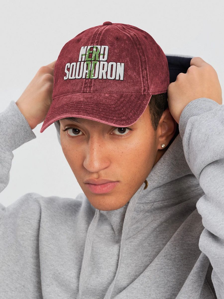 Nerd Squadron Vintage Wash Dad Hat(Slave 1) product image (12)