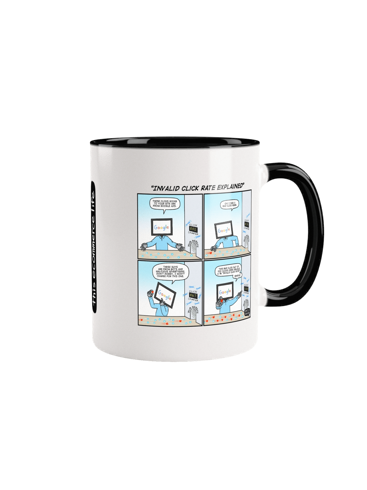 "Invalid click rate explained" mug product image (2)