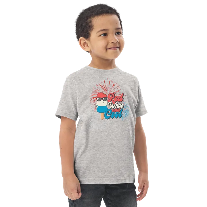 Red, White & Cool Toddler Boy Tee product image (8)