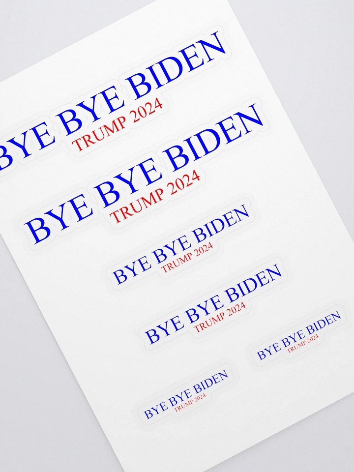 Bye Bye Biden Stickers product image (1)
