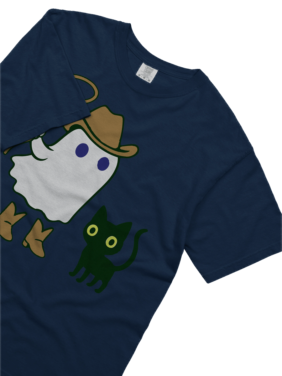 Spooky Cowboy Ghost and Cat T-Shirt product image (37)