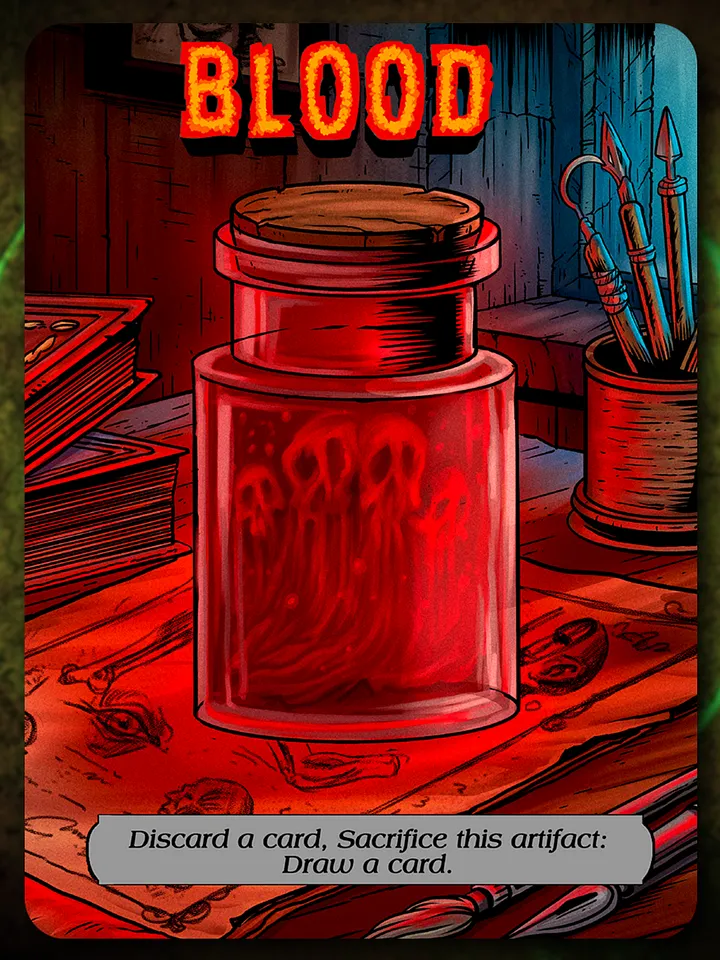 Blood Full Art Token product image (1)