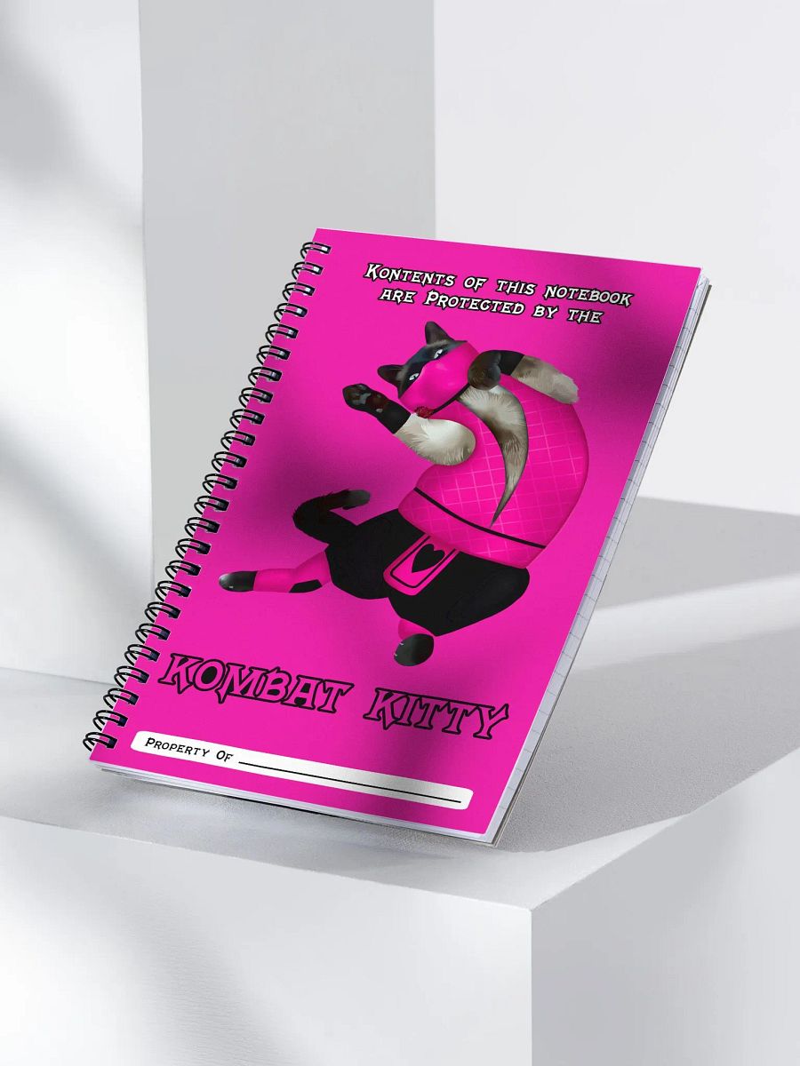 Kombat Kitty Notebook product image (3)