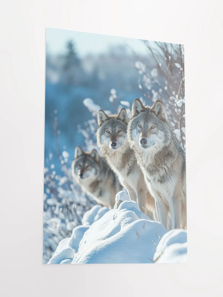 Wolf Pack in Snow: Majestic Winter Scene product image (4)