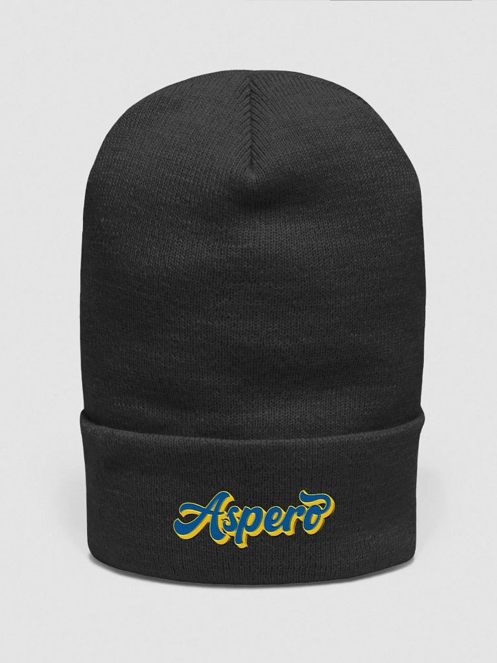Aspero Yupoong Cuffed Beanie BL/Y product image (1)