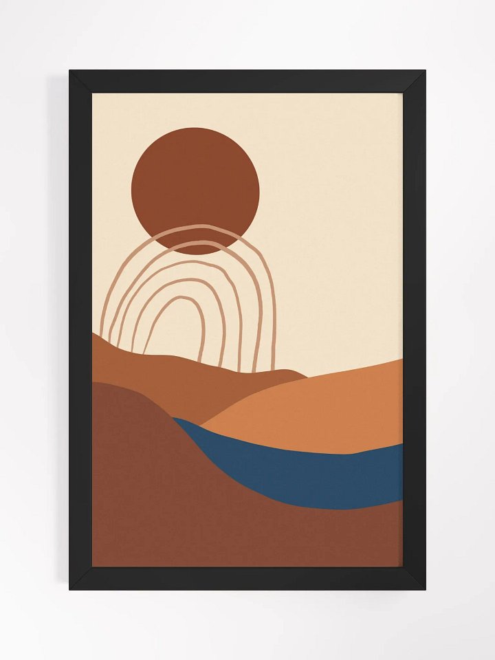 Earthy Aura Framed Poster product image (1)