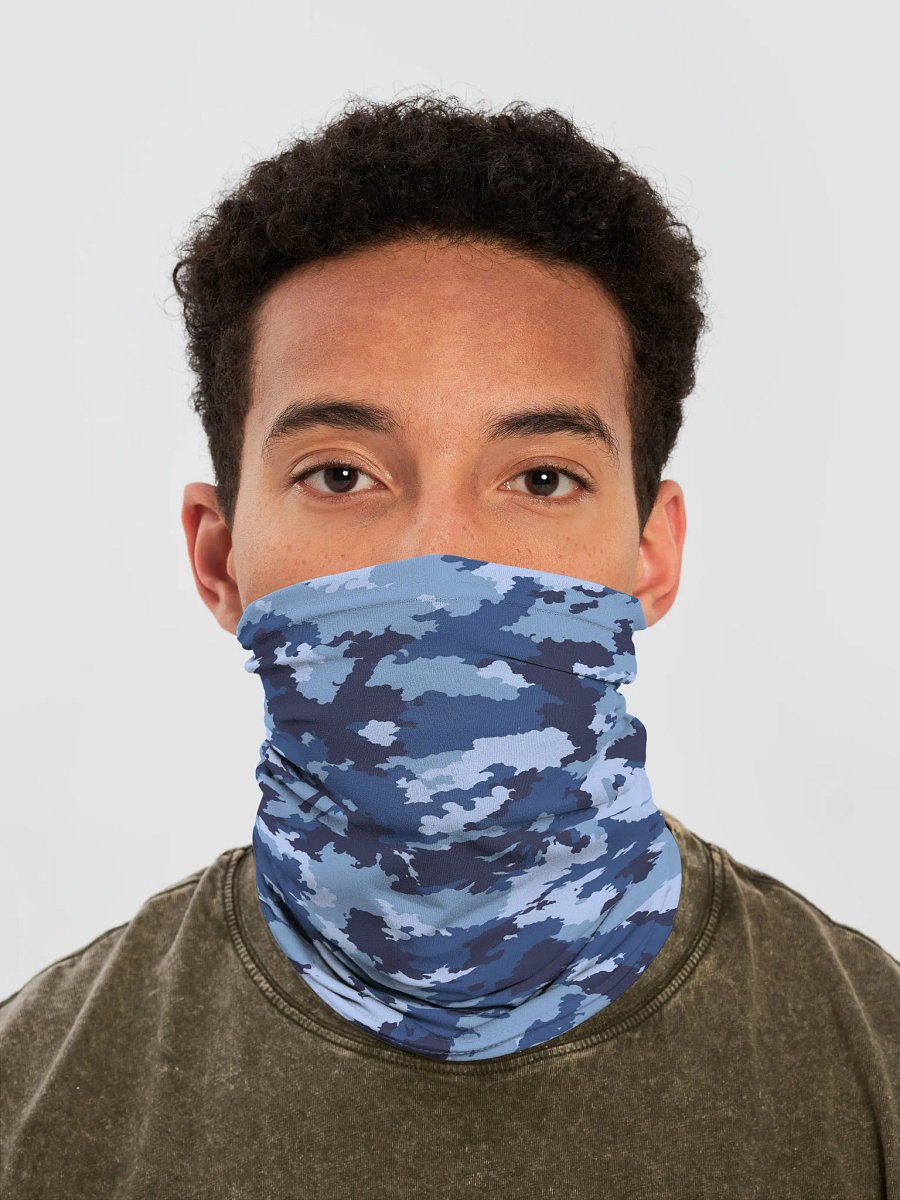 Neck Gaiter-Blue Camo product image (1)