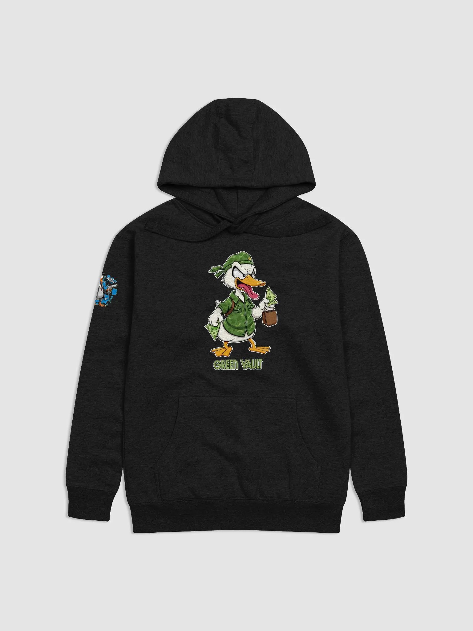 Durti3Goos3 - Durti3 Duck Gang – Green Vault Unisex Hoodie product image (7)