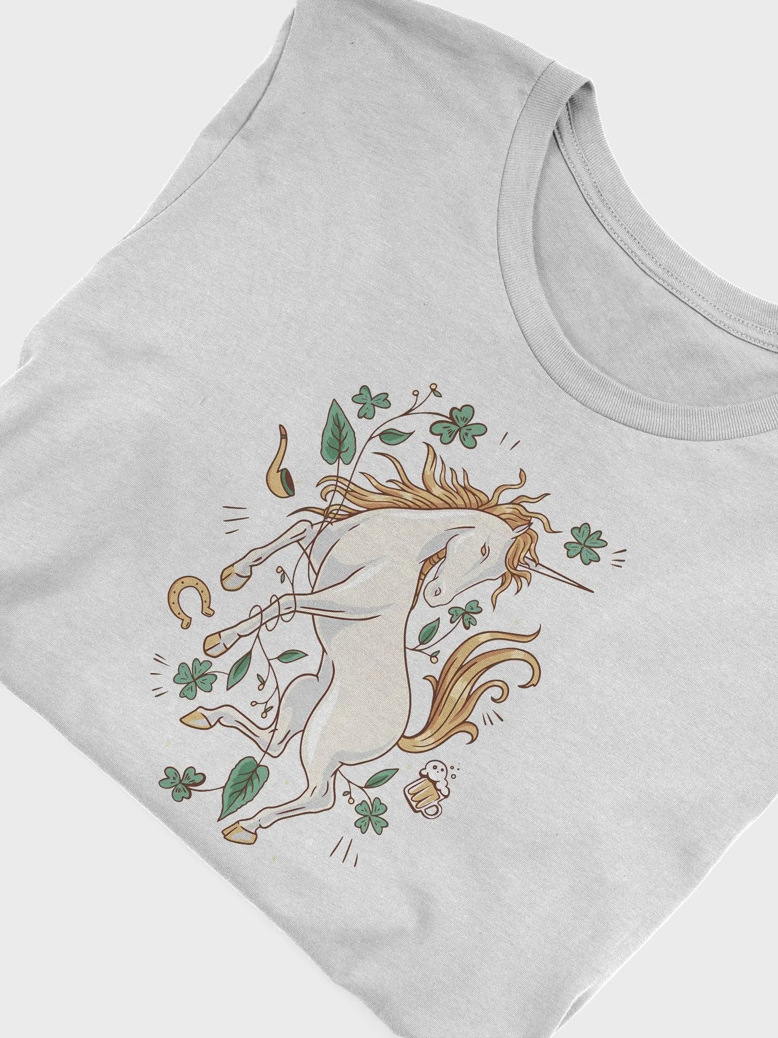 Shamrock Unicorn Premium T-shirt product image (5)