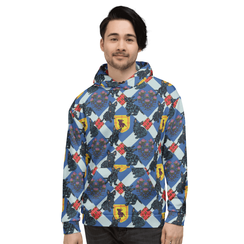🐾 Scottie Chic | Cozy Unisex Hoodie | Monique Faella Designs™ | Dog Lover Gift | All-Over Print Sweatshirt product image (4)