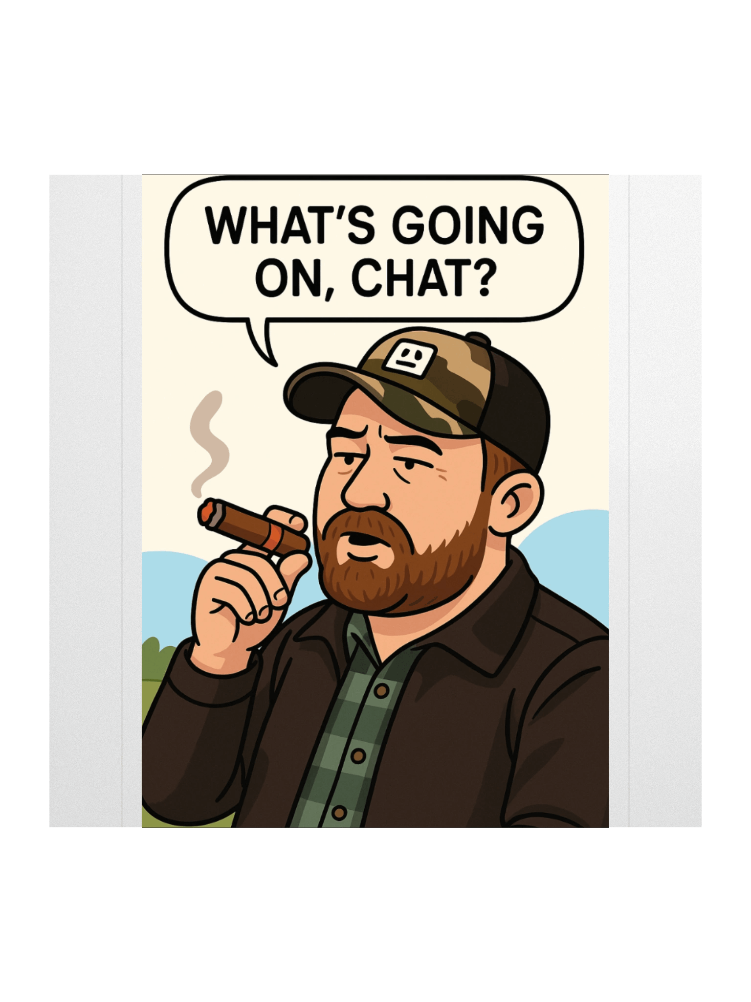 Bearded Chat Sticker Set product image (2)