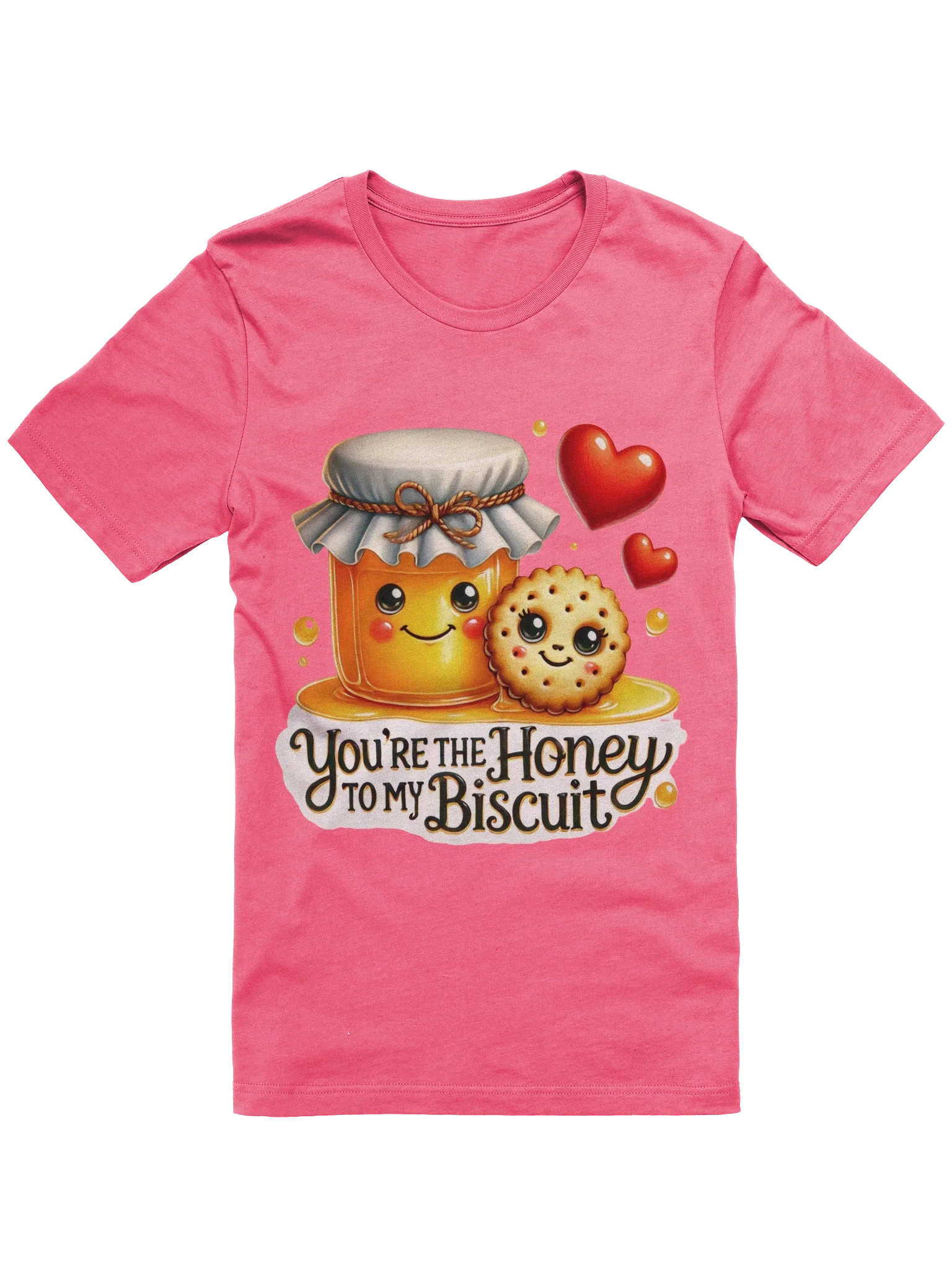 You're the Honey to my Biscuit Graphic Tee: Sweet Duo Love T-Shirt product image (1)