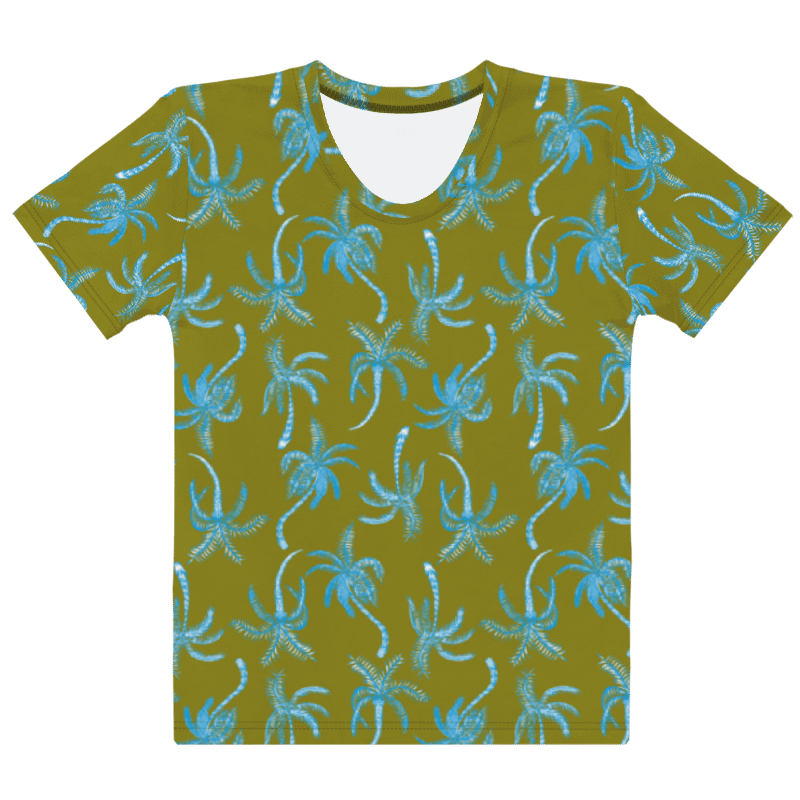Neon Palmtree | Women's Crew Neck T-Shirt product image (2)