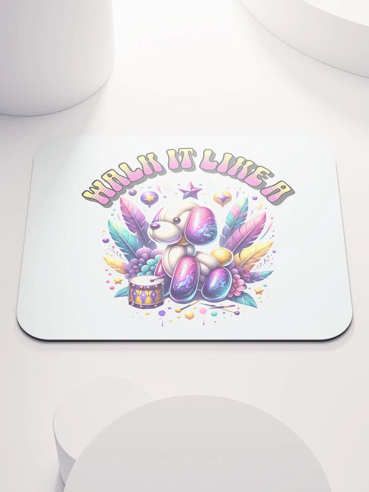 Walk It Like A Dog Whimsical Mouse Pad product image (2)