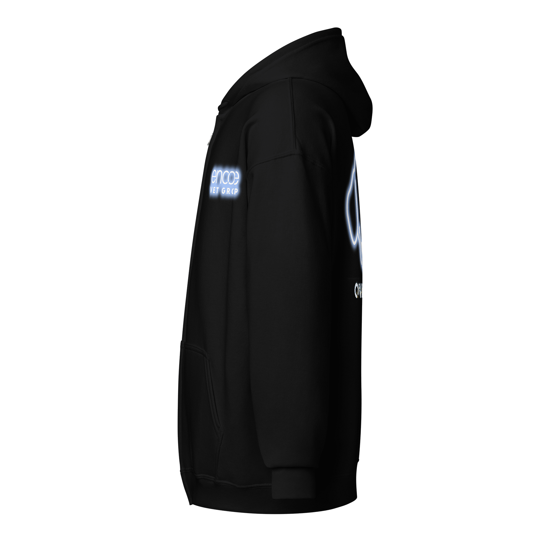 Ovation Electric Dog Full Zip Gildan Hoodie product image (3)