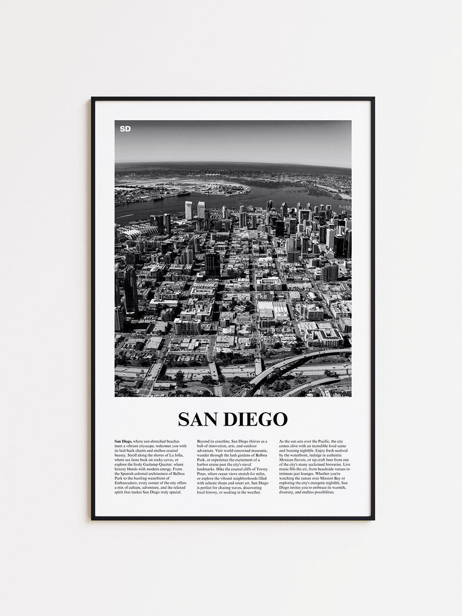 San Diego 01 Newspaper Poster product image (1)