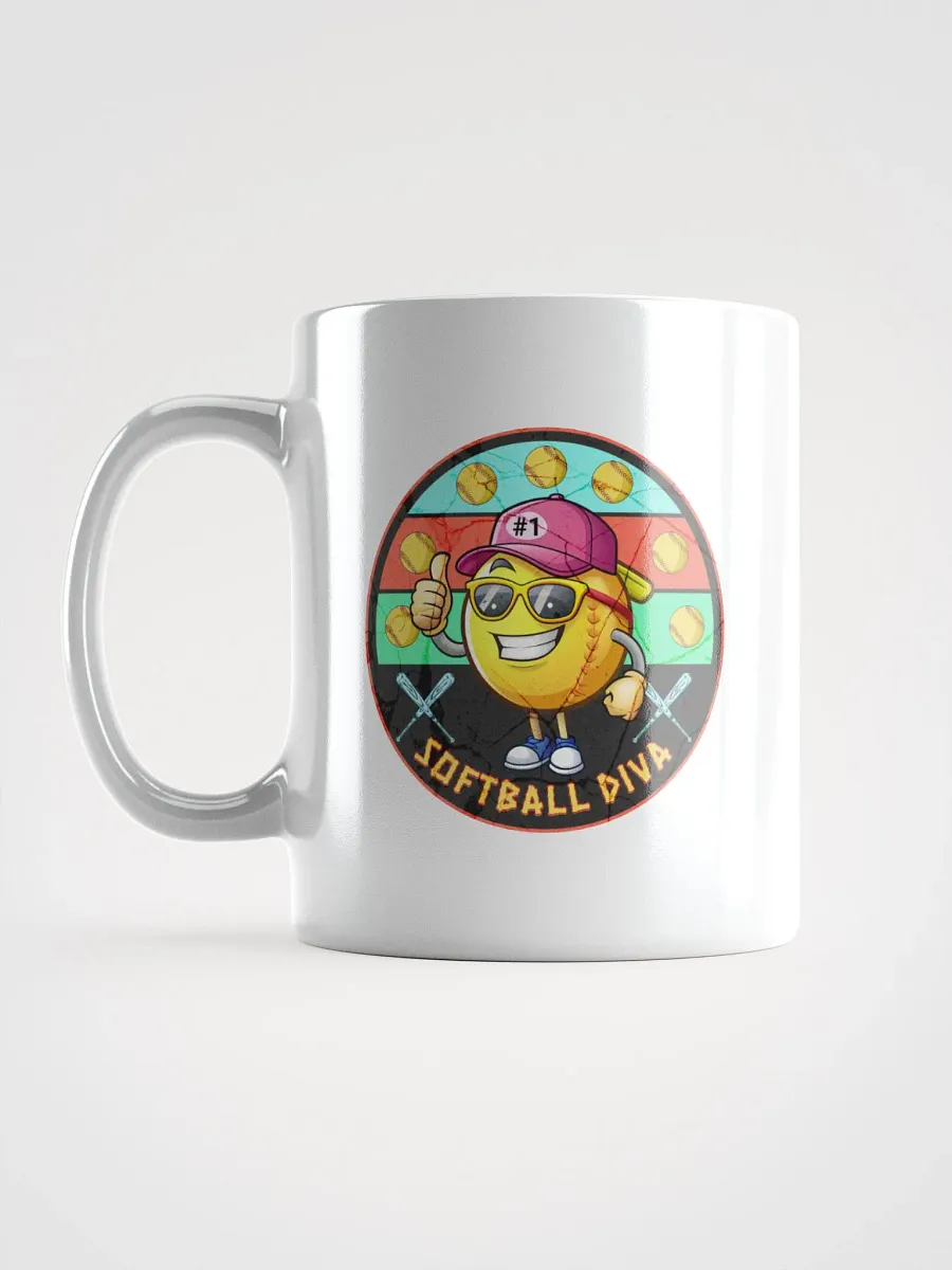 Softball Diva Thumbs-Up Mug product image (1)