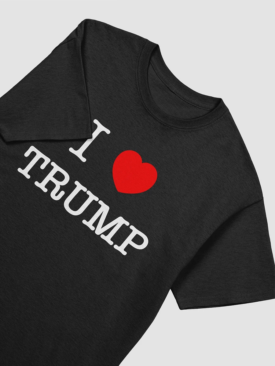 I Love Trump Black T Shirt product image (3)