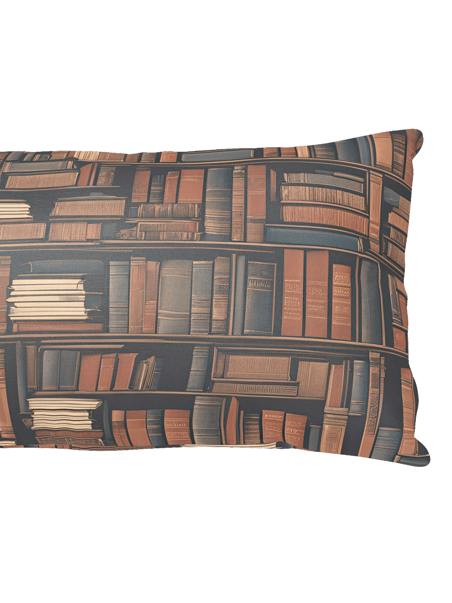 Bookshelf Pattern Books All-Over Print Pillow product image (2)