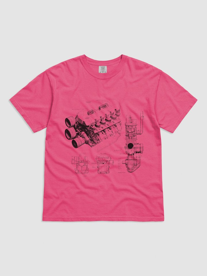 Heart of the Beast Blueprint T-Shirt product image (2)