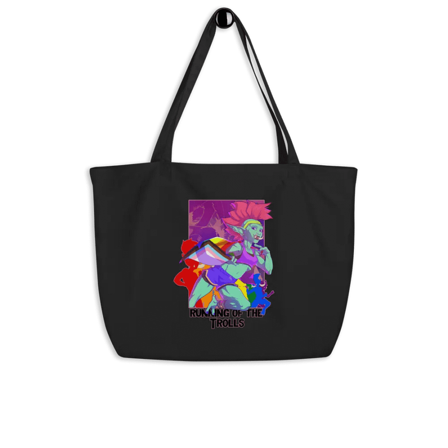 Troll Racer Large Eco Tote - By Eggu product image (5)