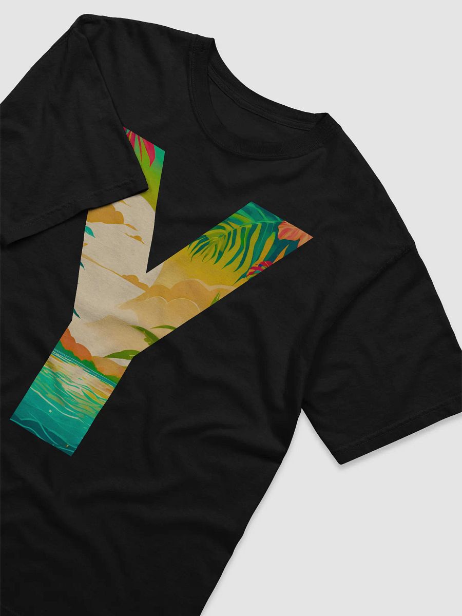 Tropical Sunset Paradise T-Shirt (Letter-Y) product image (5)