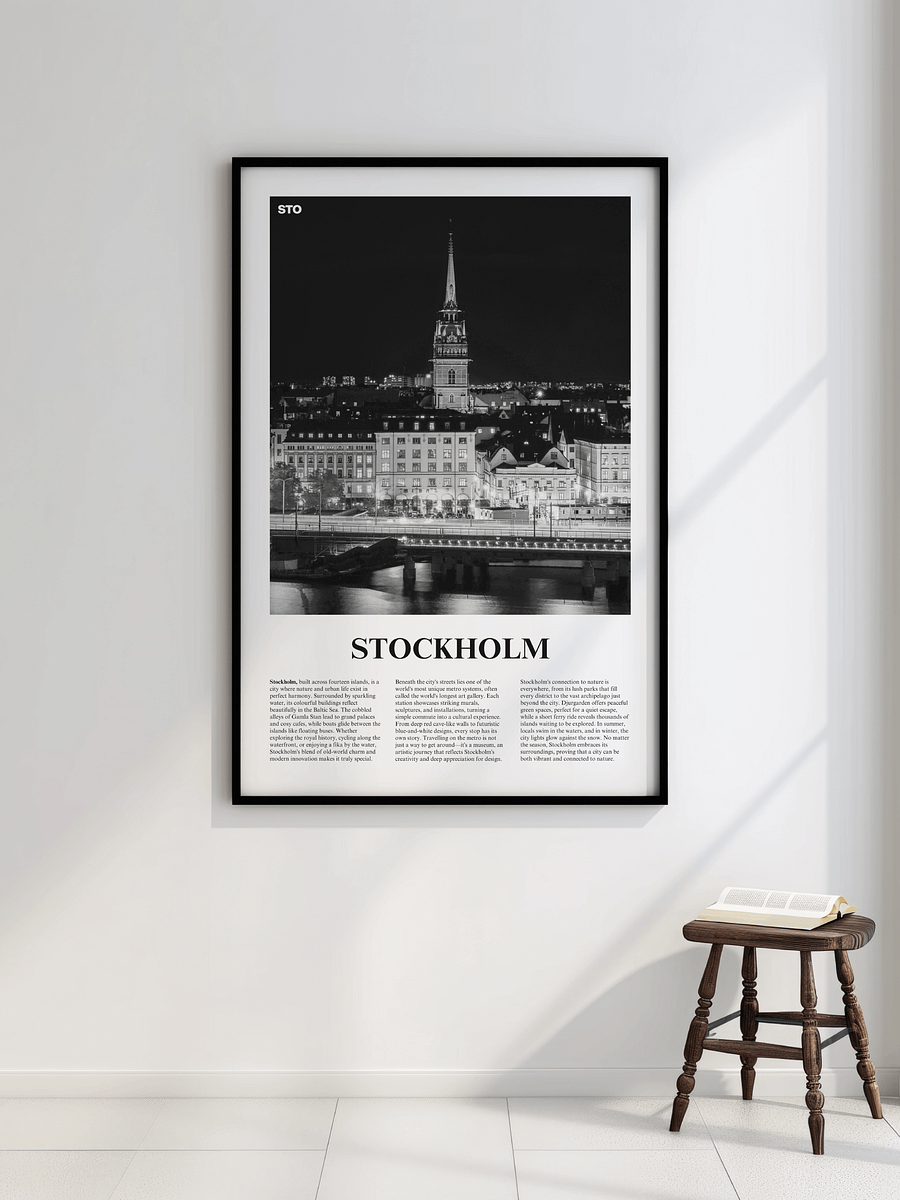 Stockholm 03 Newspaper Poster product image (2)