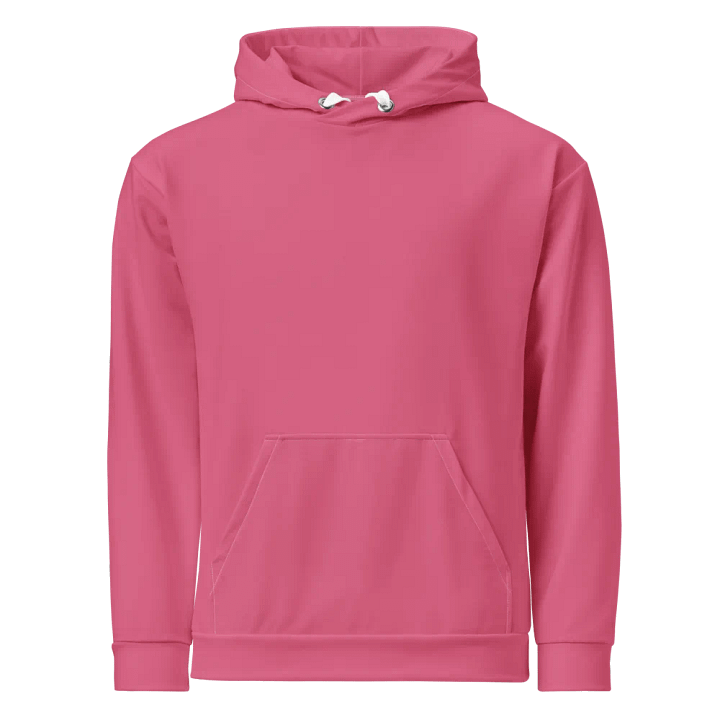 Plain Rosy Blush Pink Soft Summer Unisex Recycled Polyester Heavyweight Premium Hoodie by Treasure Pie product image (1)
