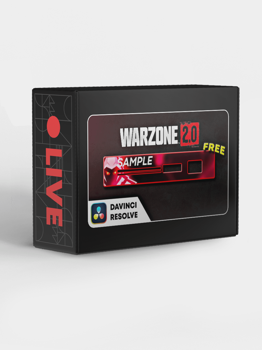 Warzone 2 Stream Overlay (DaVinci Resolve) product image (1)