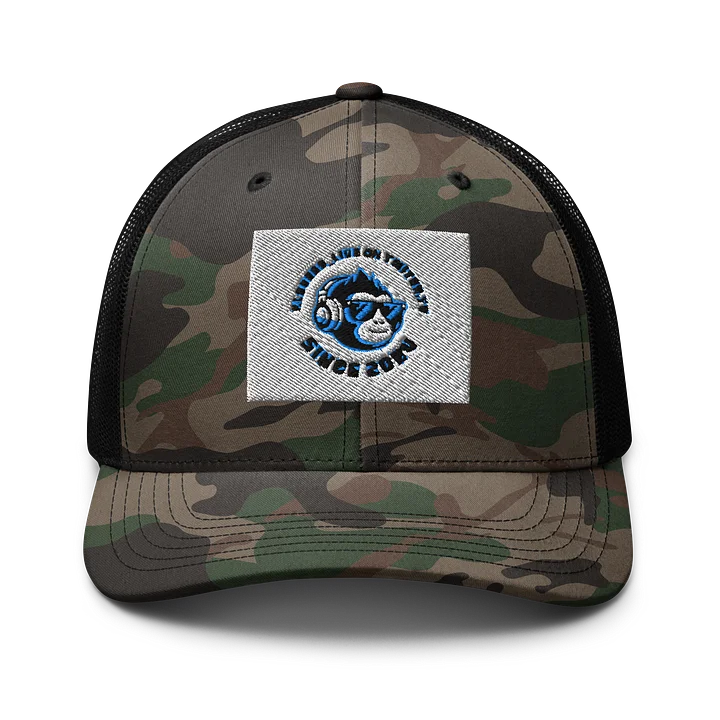 KLOVER3_LIVE Camo Monkey Trucker Hat product image (1)