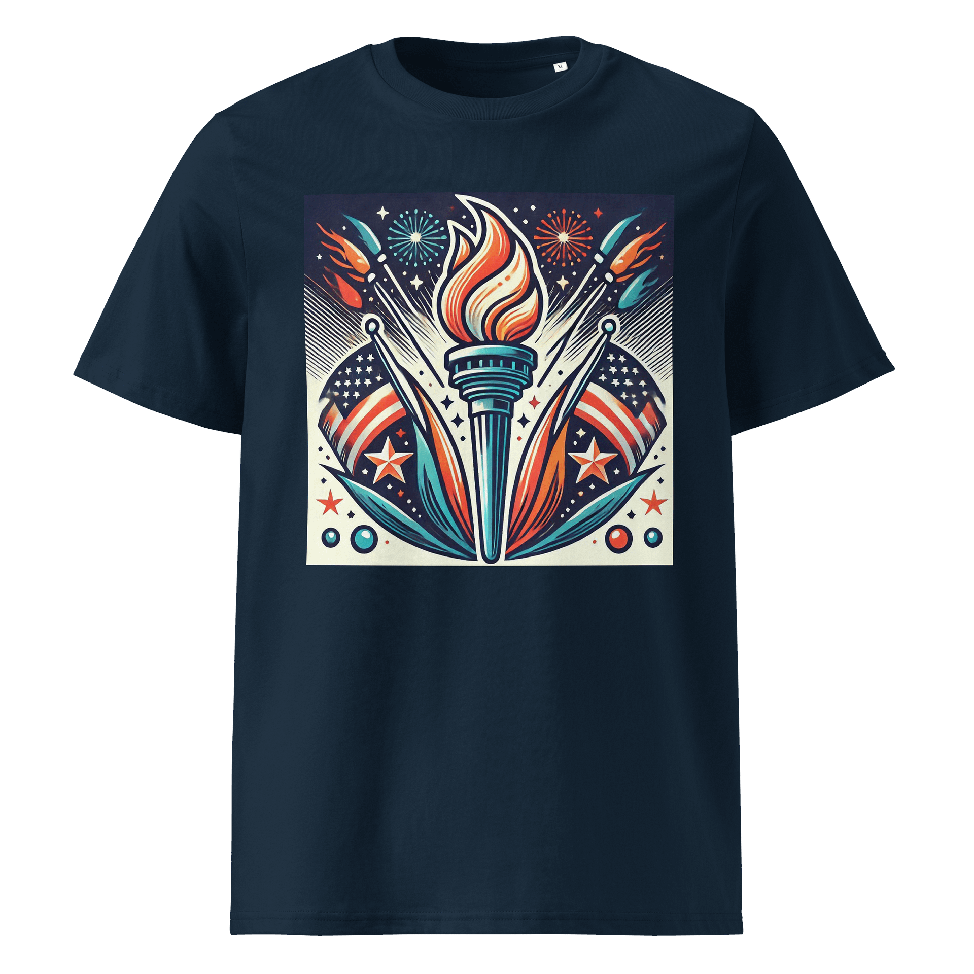 Torch of Freedom Unisex Organic T-Shirt product image (1)