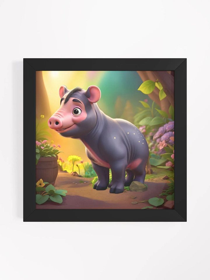 Endangered Species - Mexico - Tapir Eco-Friendly Ayous Wood Framed Poster product image (1)