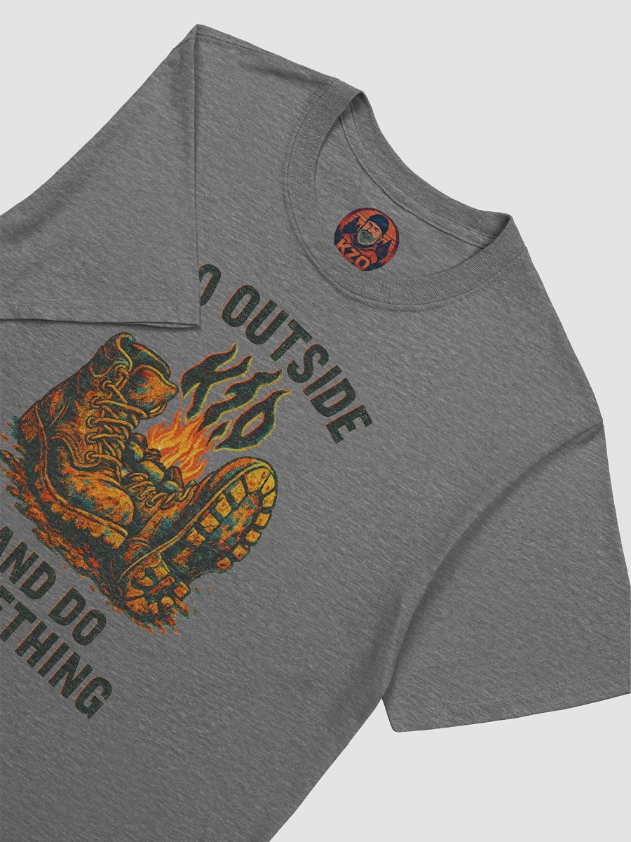 Go Outside and Do Something Tee – Graphite Heather Edition product image (3)