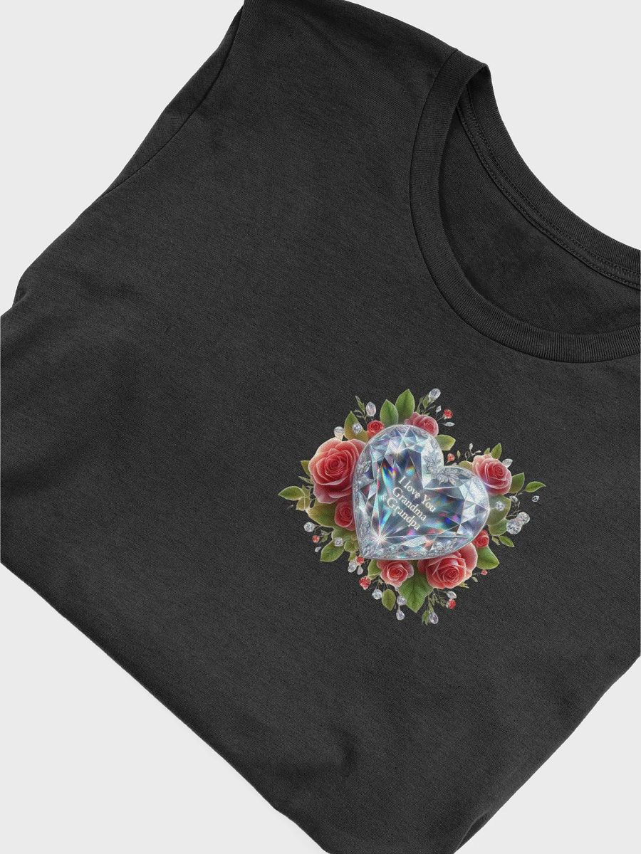 Grandparents Love Crystal Heart T-Shirt product image (33)