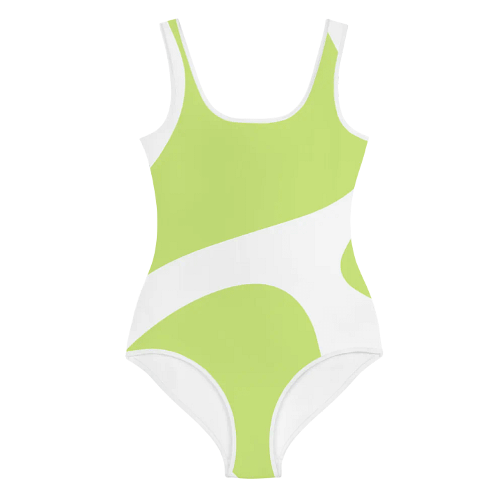 Woman Youth Swimsuit Green Abstract product image (1)