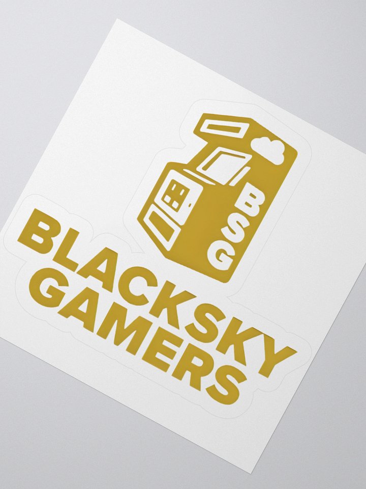 Classic BlackSkyGamers Logo Kiss Cut Stickers product image (2)