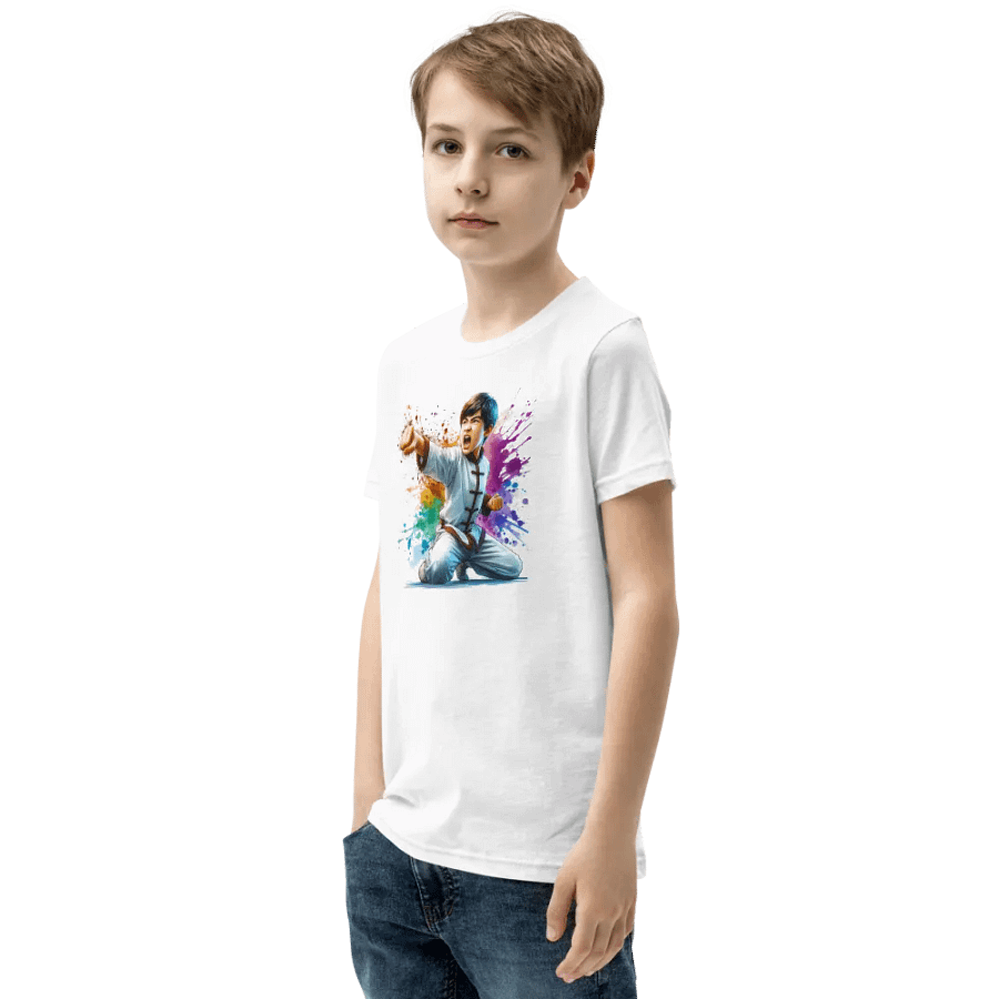 Dynamic Kung Fu Youth Martial Arts T-Shirt product image (4)