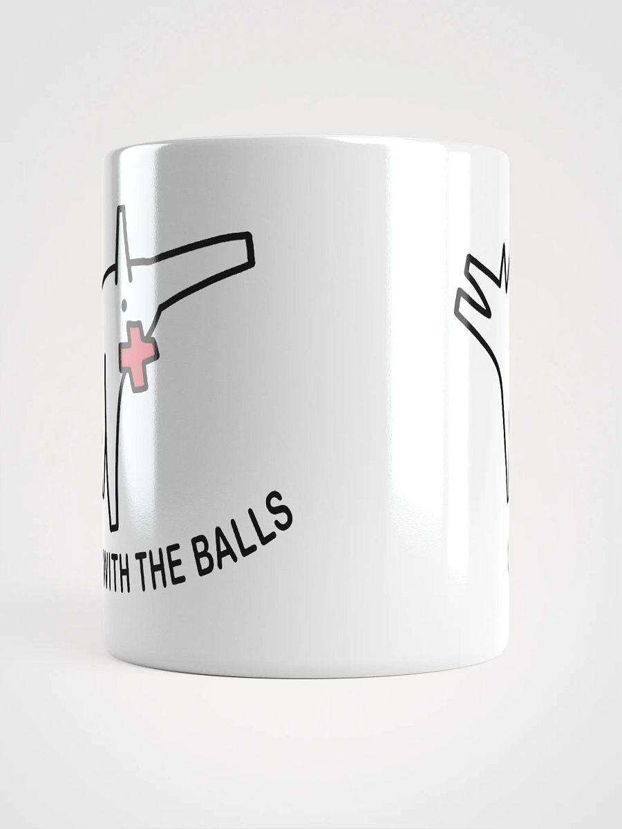 Off With The Balls White Mug product image (5)