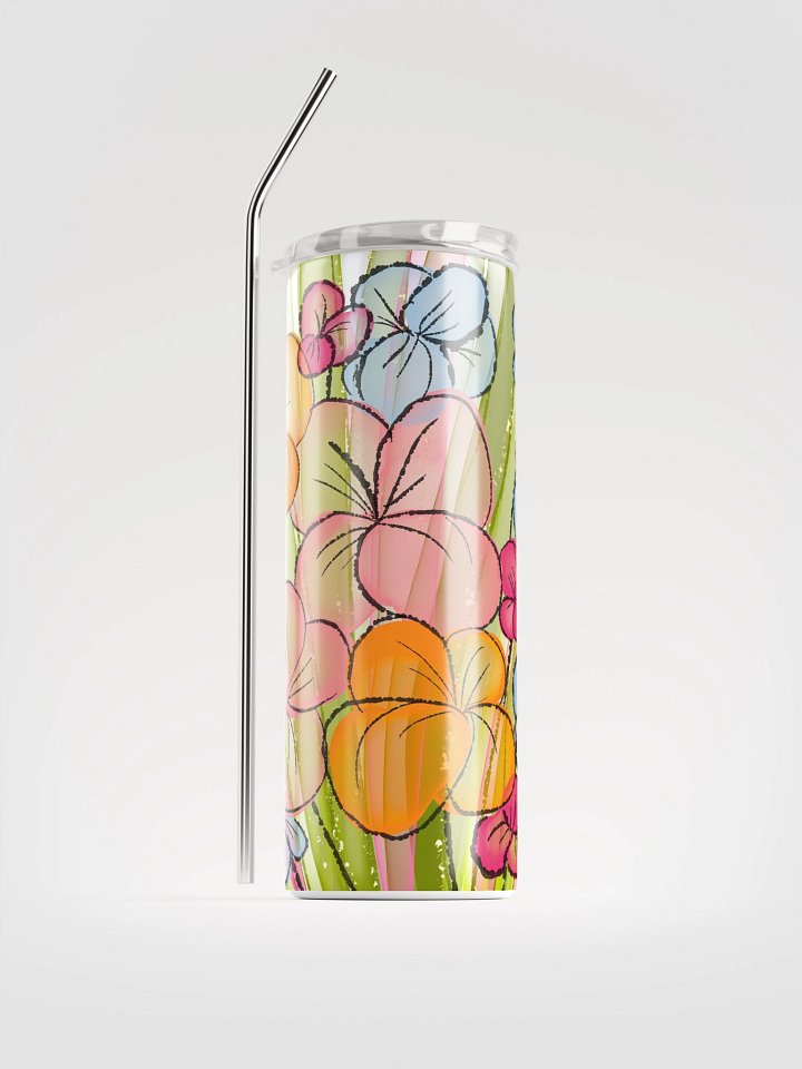 Artistic Blooms Stainless Steel Tumbler product image (1)