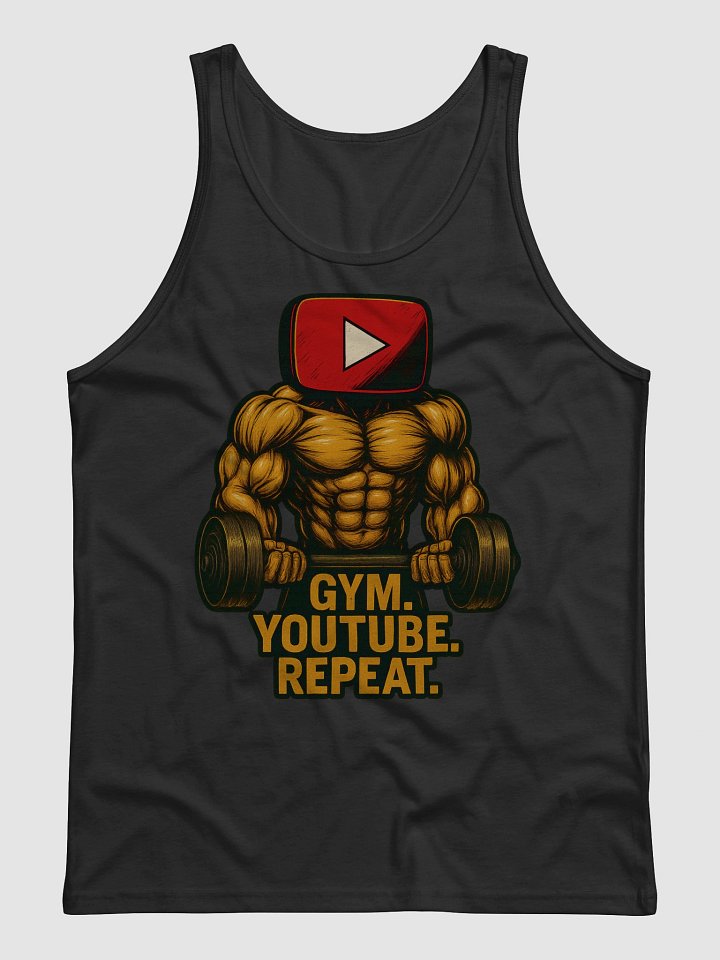 GYM. YOUTUBE. REPEAT. - comfort tank product image (26)