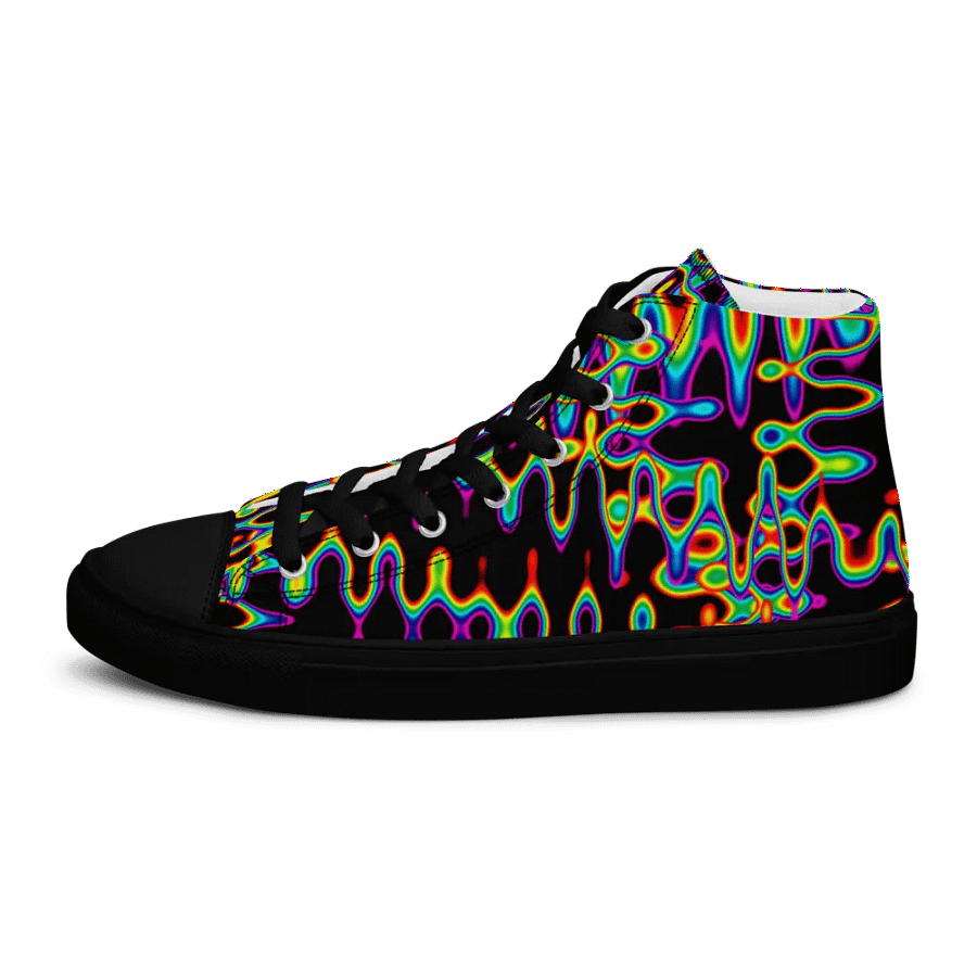 rainbows melt High Top canvas shoes (womens) product image (11)