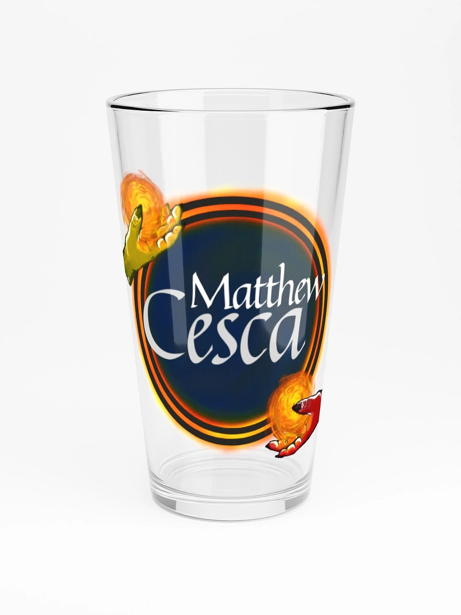 Matthew Cesca Author Logo Shaker Pint Glass product image (3)
