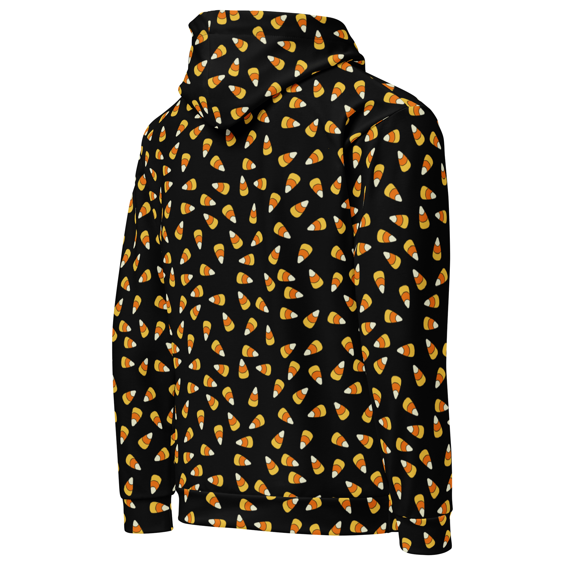 Black "Scattered Candy Corn" Pattern - Unisex Hoodie product image (5)