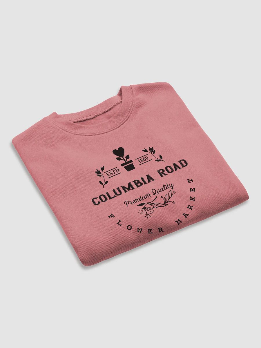 Columbia Road Market Midweight Fleece Crop Sweatshirt (Mauve) product image (7)