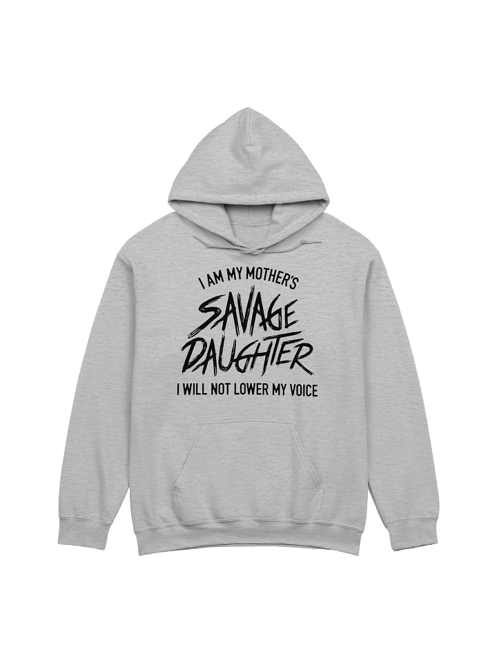 Savage Daughter Hoodie (black print) product image (2)